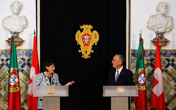 Präsidialbesuch Portugal_Point de Presse